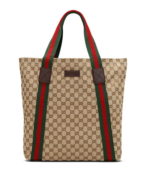 tan gucci tote